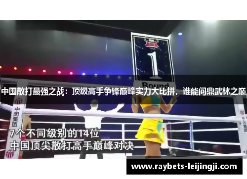 中国散打最强之战：顶级高手争锋巅峰实力大比拼，谁能问鼎武林之巅